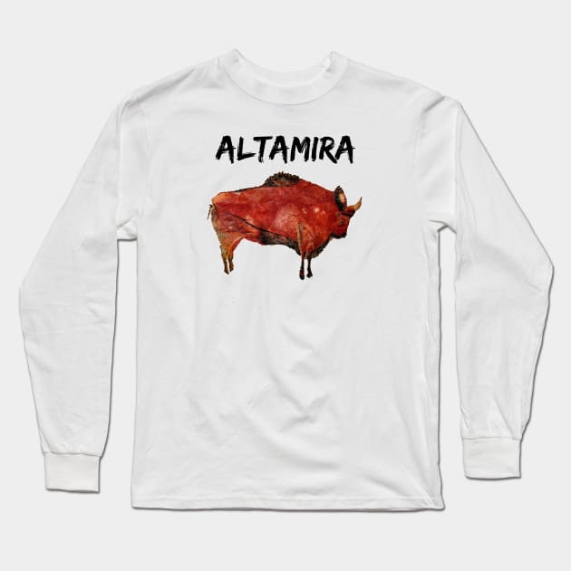 ALTAMIRA-STYLE BUFFALO Long Sleeve T-Shirt by jcnenm